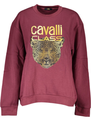 CAVALLI CLASS DÁMSKÁ MIKINA BEZ ZIPU FIALOVÁ