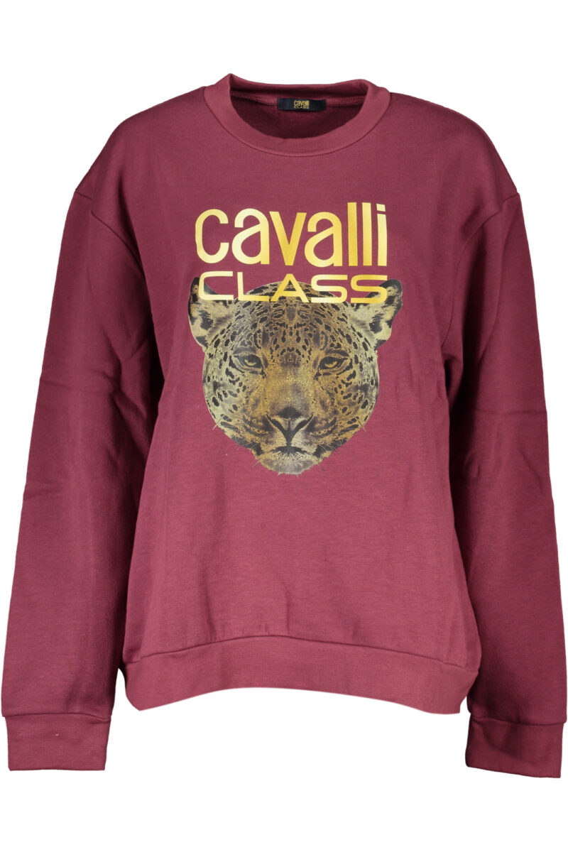 CAVALLI CLASS DÁMSKÁ MIKINA BEZ ZIPU FIALOVÁ