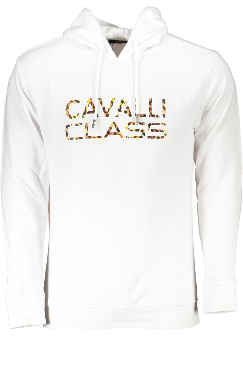 CAVALLI CLASS PÁNSKÁ BÍLÁ MIKINA BEZ ZIPU