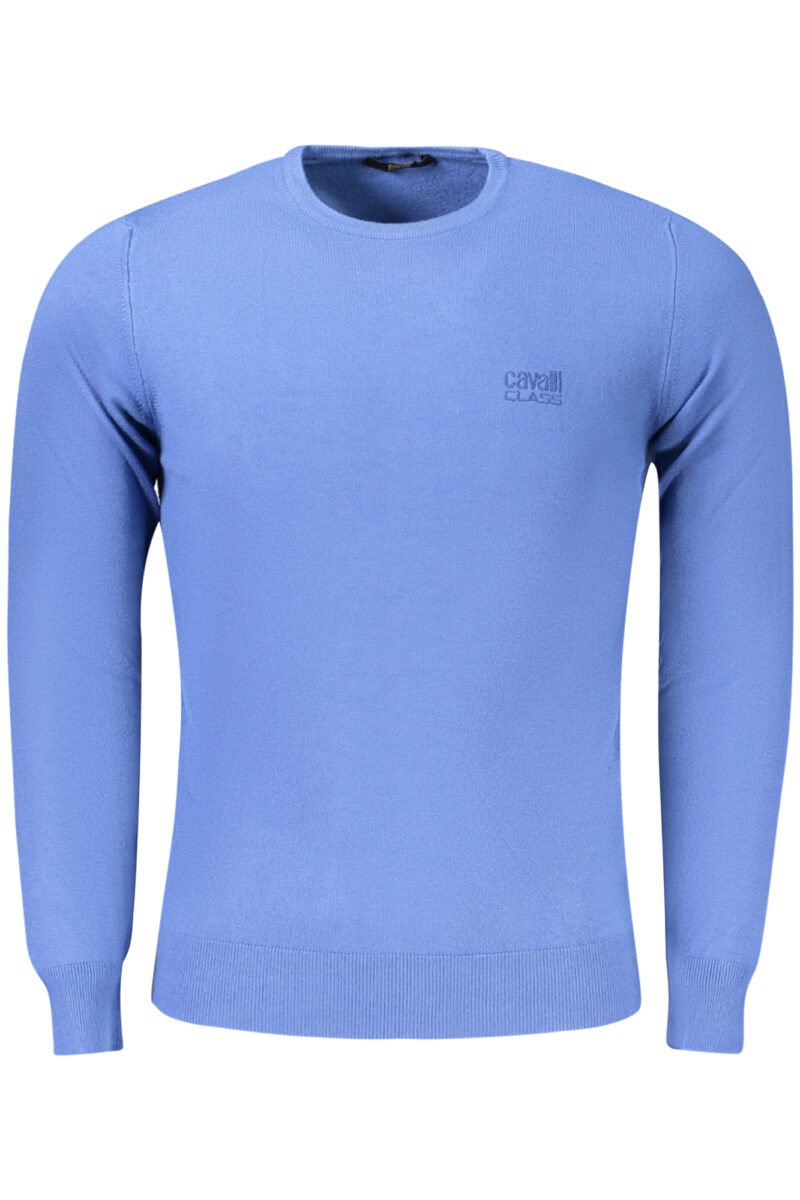 CAVALLI CLASS MEN'S MODRÝ SVETR