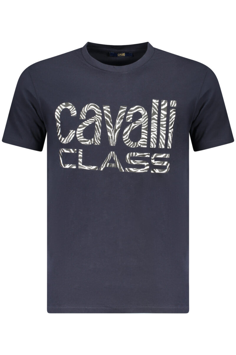 PÁNSKÉ TRIČKO CAVALLI CLASS S KRÁTKÝM RUKÁVEM MODRÉ
