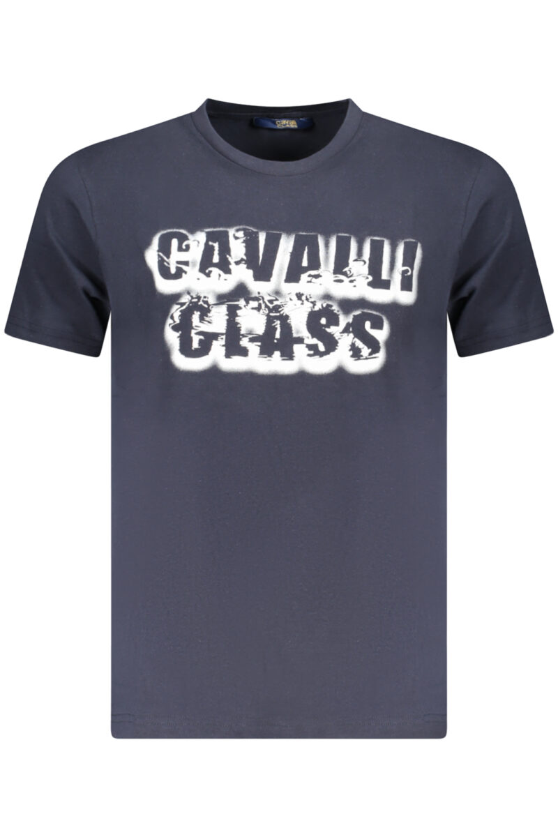 PÁNSKÉ TRIČKO CAVALLI CLASS S KRÁTKÝM RUKÁVEM MODRÉ