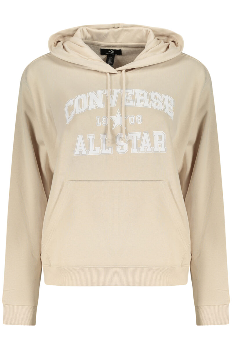 Ženská zipovaná mikina Converse v béžové