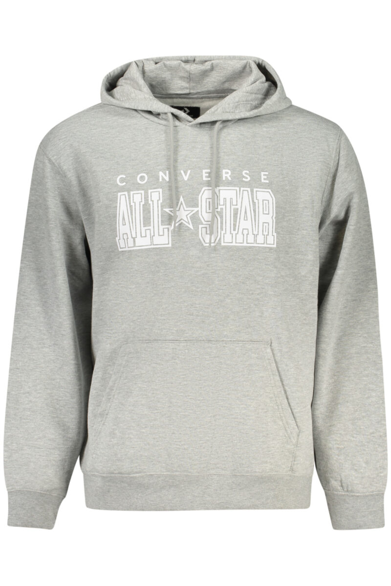 CONVERSE PÁNSKÁ MIKINA BEZ ZIPU ŠEDÁ