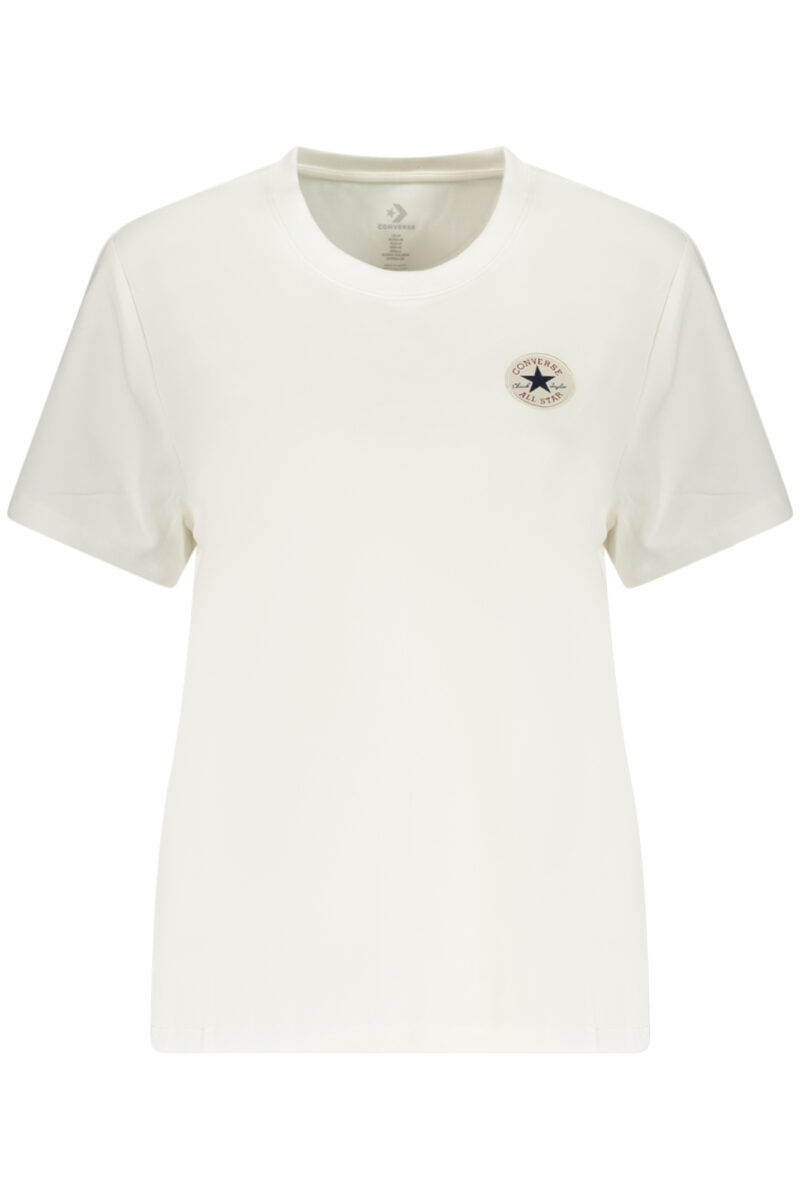 Converse Damen T-Shirt Kurzarm Weiß