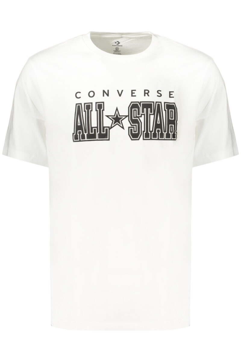 PÁNSKÉ TRIČKO S KRÁTKÝM RUKÁVEM CONVERSE, BÍLÁ