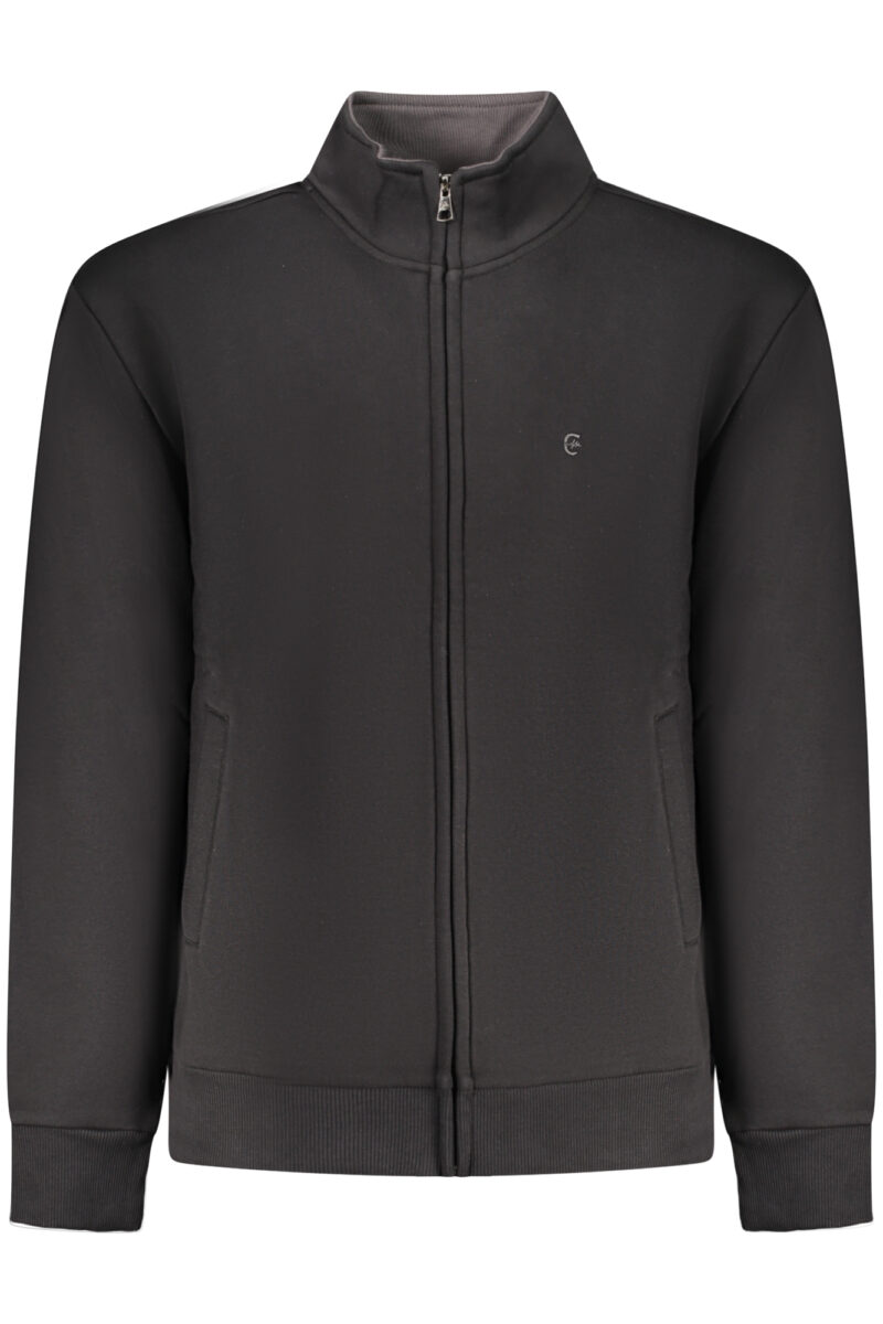 COVERI MOVING Herren Sweatshirt mit Reißverschluss Schwarz