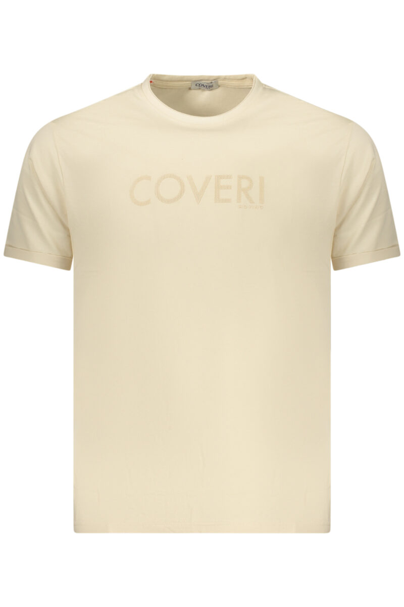 COVERI MOVING PÁNSKÉ TRIČKO S KRÁTKÝM RUKÁVEM BÉŽOVÉ