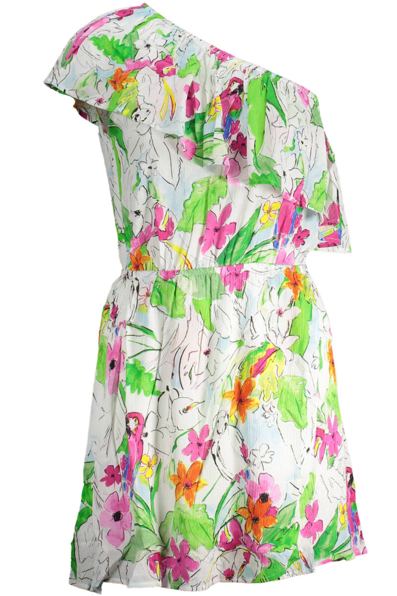DESIGUAL krátký šat DESIGUAL WHITE