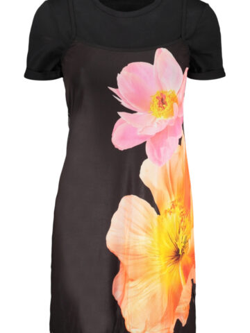 DESIGUAL Damen Kleid schwarz, kurz