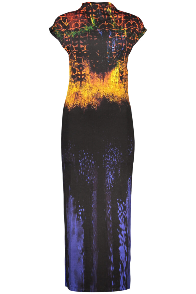 DESIGUAL Damen Langkleid Schwarz