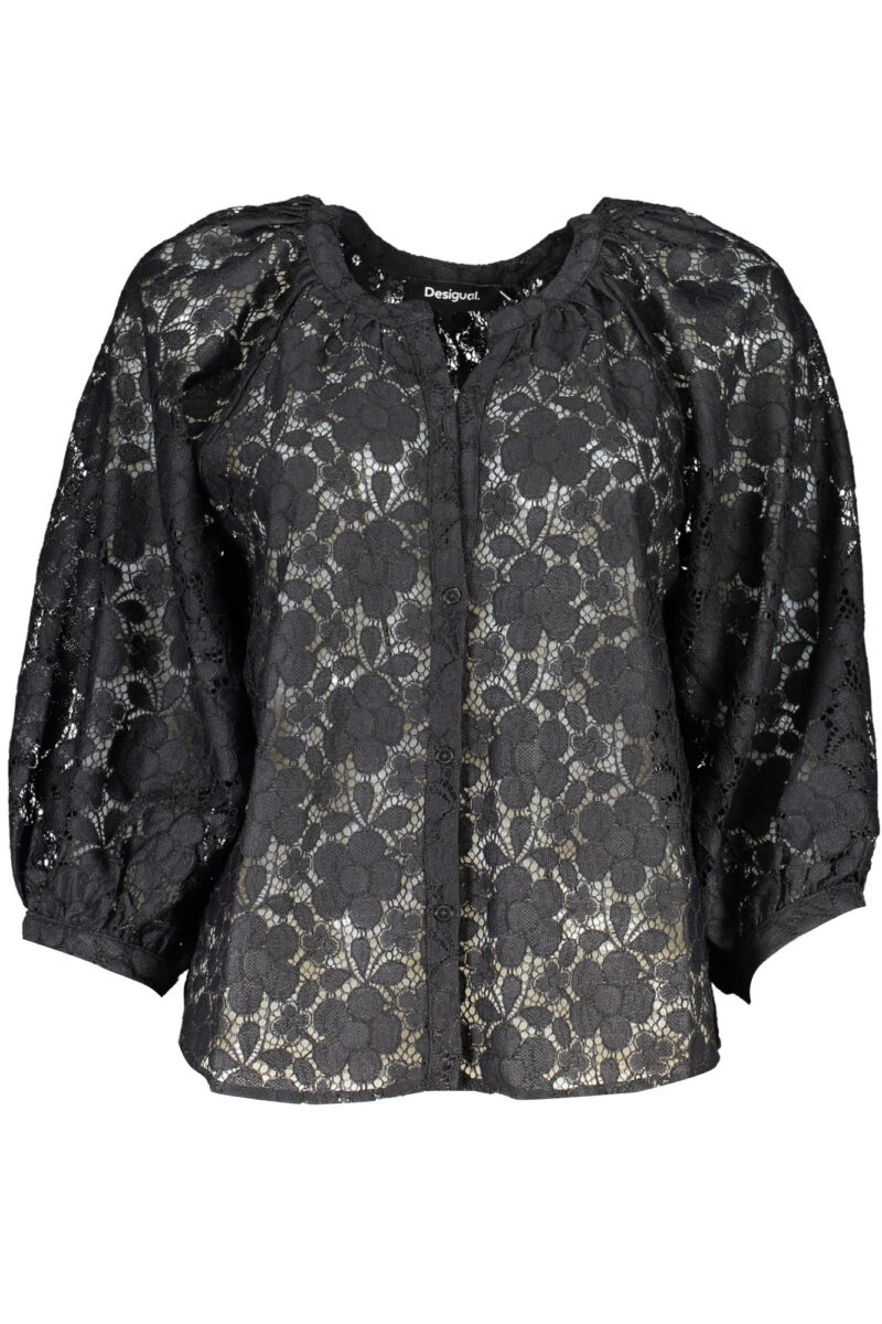 Damen Langarmshirt schwarz