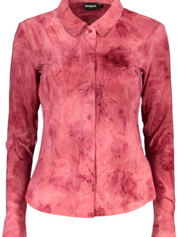 DESIGUAL Damen Hemd Langarm Rot