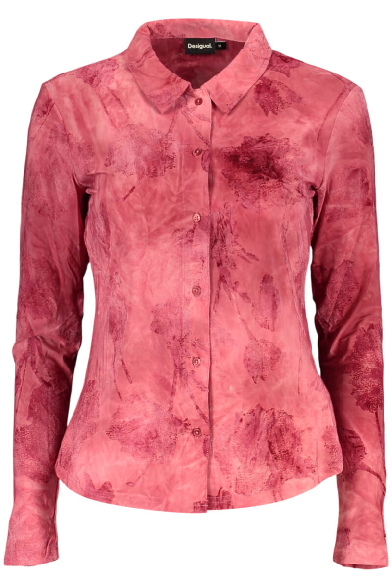 DESIGUAL Damen Hemd Langarm Rot
