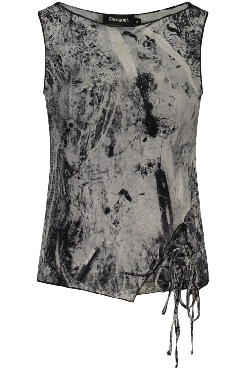 DESIGUAL Tanktop Damen Schwarz