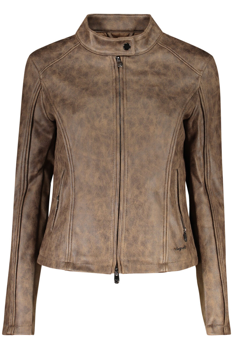 DESIGUAL Damen Jacke, Braun