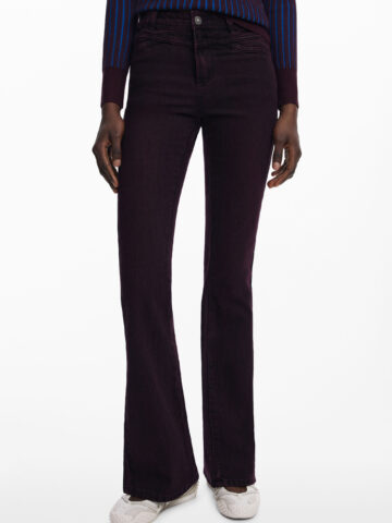 DESIGUAL Damen Jeans Lila