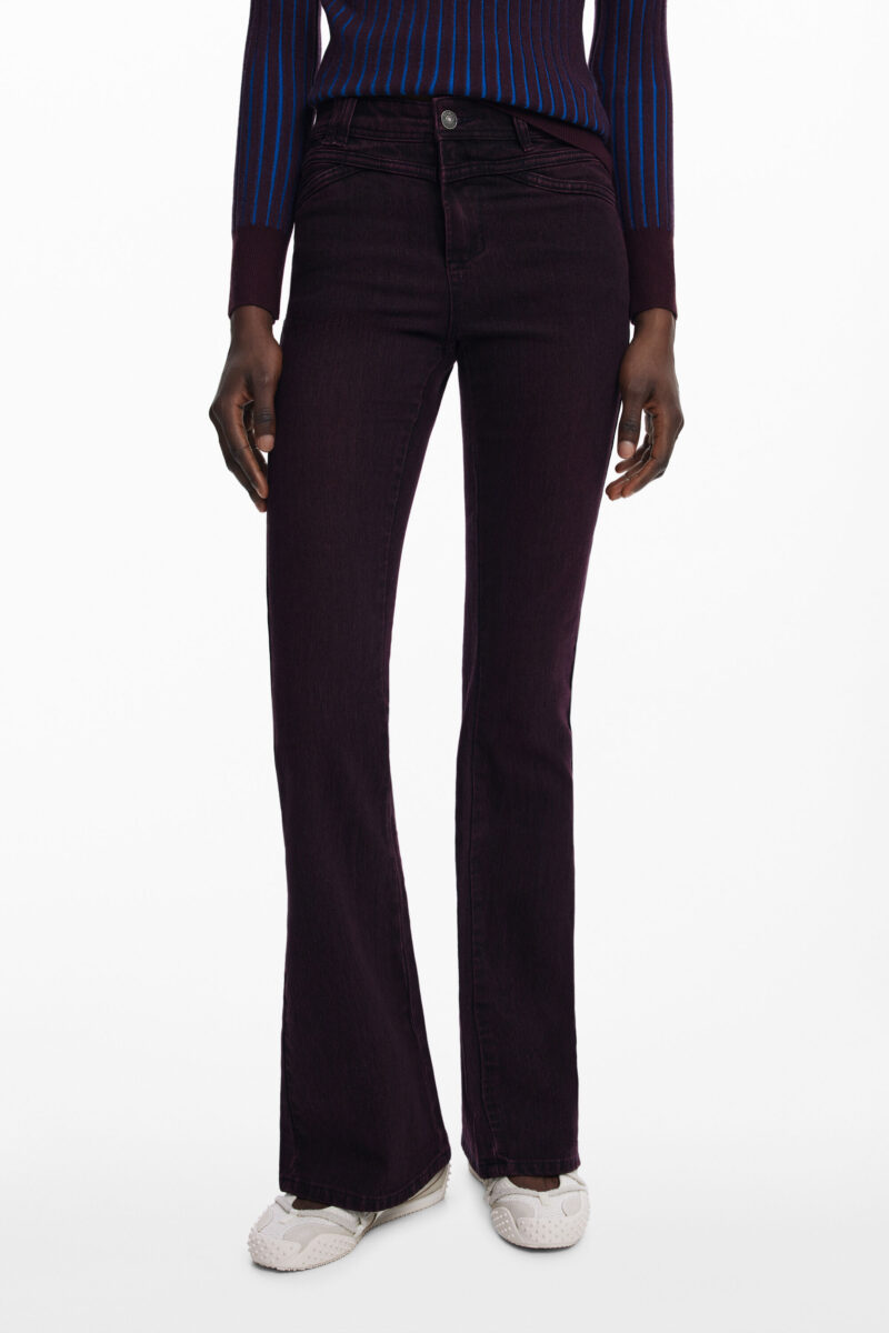 DESIGUAL Damen Jeans Lila