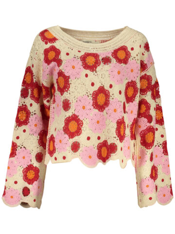 Desigual Damen Pullover Beige
