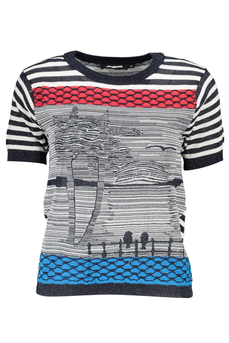 DESIGUAL Damen Sweater Blau