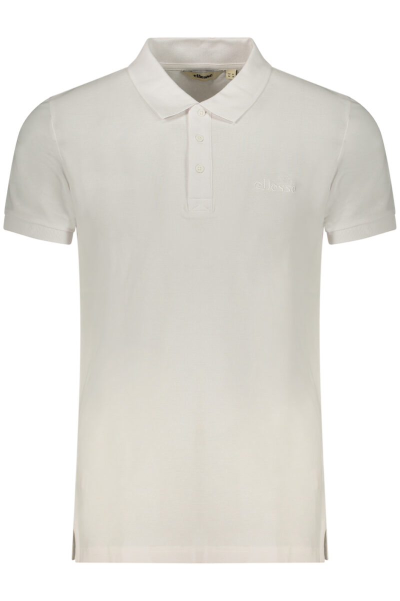 ELLESSE PÁNSKÁ POLO KOŠILE S KRÁTKÝM RUKÁVEM BÍLÁ