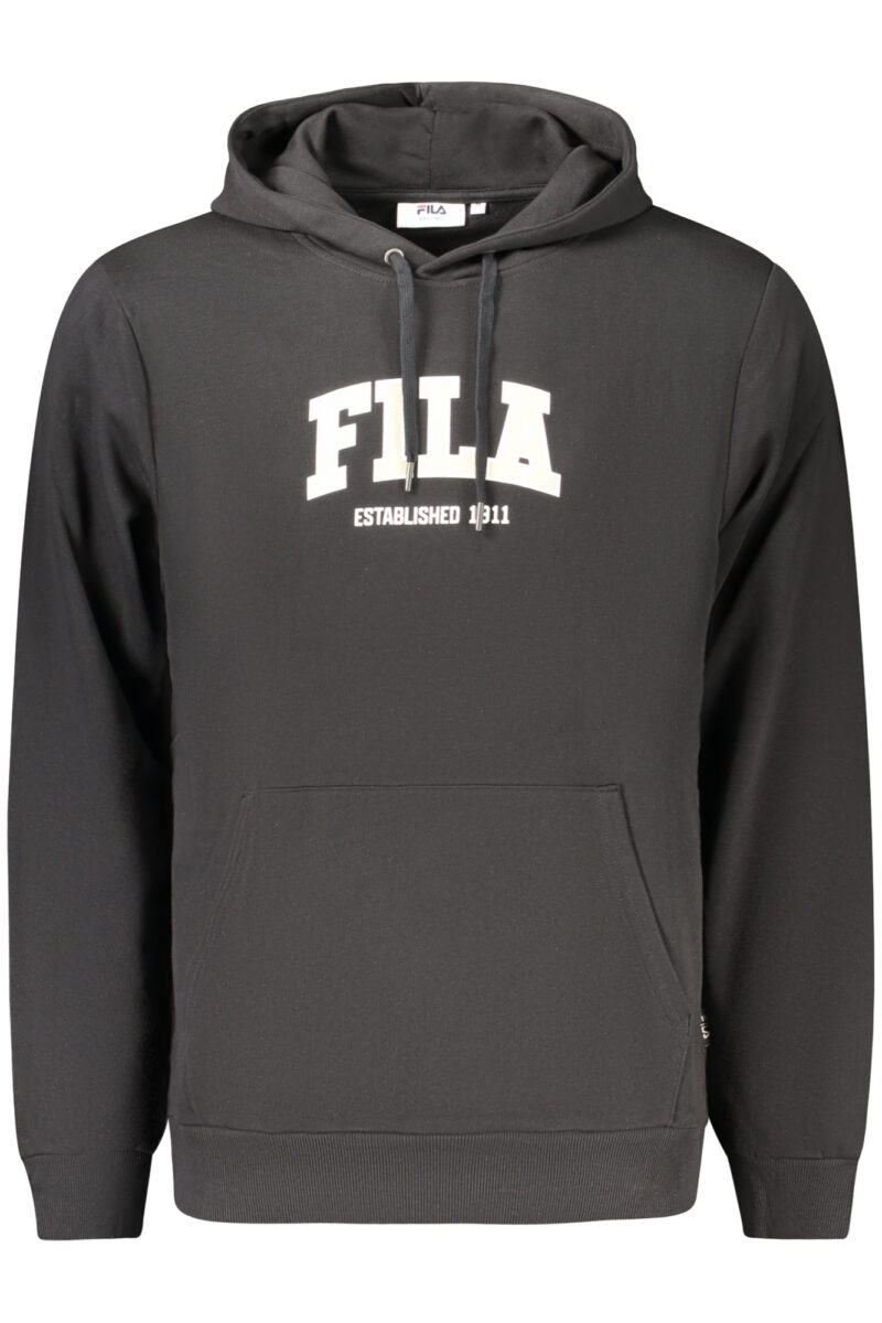 FILA PÁNSKÁ MIKINA BEZ ZIPU ČERNÁ