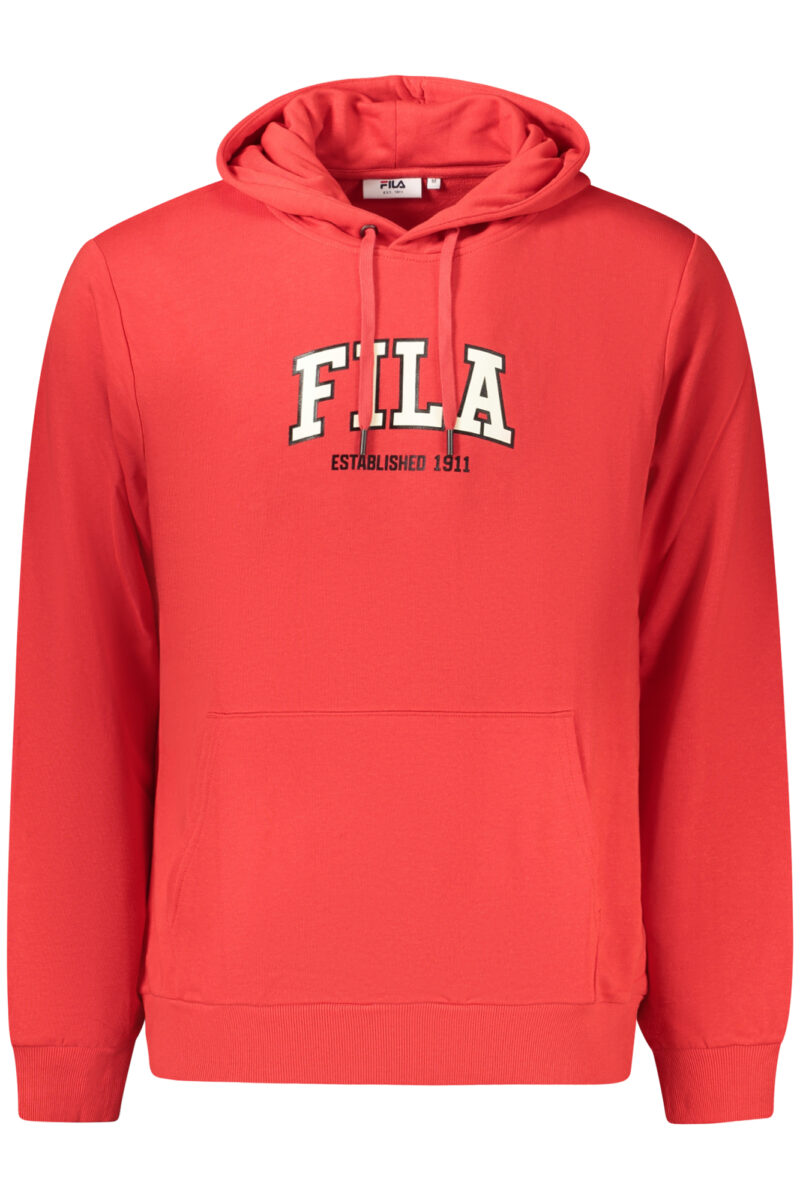 FILA PÁNSKÁ MIKINA BEZ ZIPU ČERVENÁ