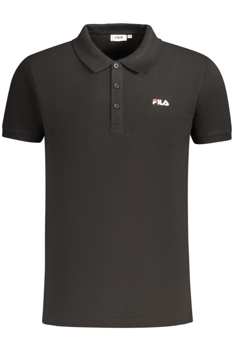 PÁNSKÁ POLO KOŠILE FILA S KRÁTKÝM RUKÁVEM ČERNÁ