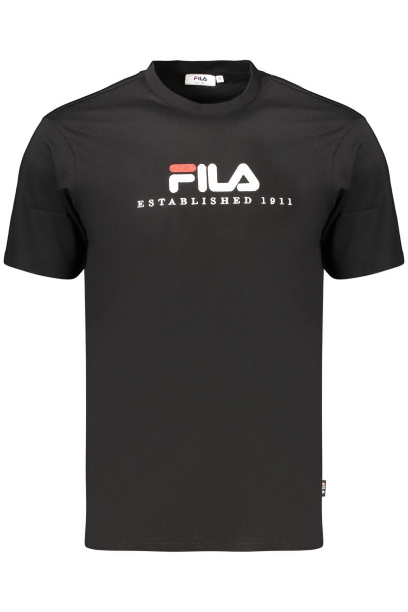 PÁNSKÉ TRIČKO S KRÁTKÝM RUKÁVEM FILA ČERNÉ