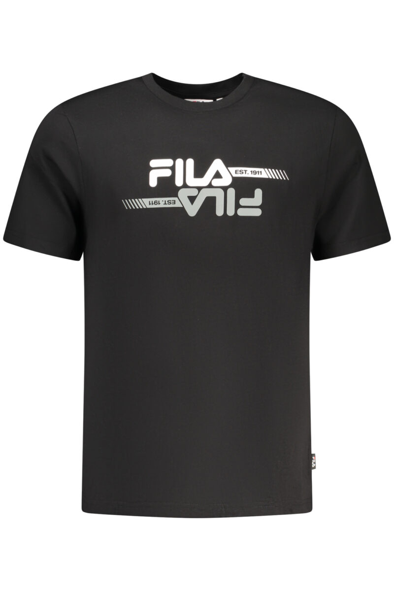 PÁNSKÉ TRIČKO S KRÁTKÝM RUKÁVEM FILA ČERNÉ