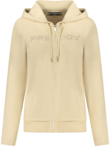 FREDDY Damen Zip-Hoodie Beige