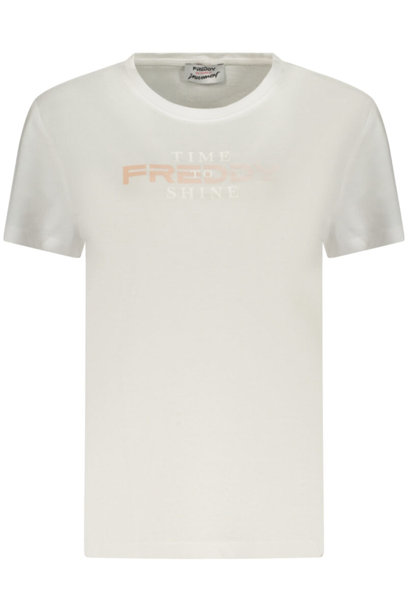 FREDDY DÁMSKÉ TRIČKO S KRÁTKÝM RUKÁVEM BÍLÉ