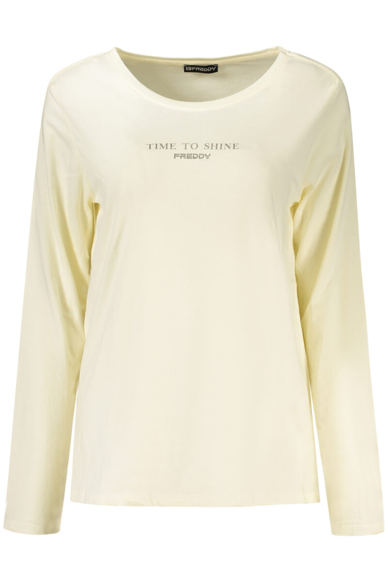 FREDDY Damen Langarmshirt Weiß