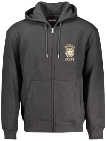 GUESS JEANS Herren Hoodie Schwarz