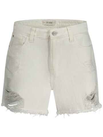 GUESS JEANS DÁMSKÉ KRÁTKÉ DŽÍNY BÍLÉ