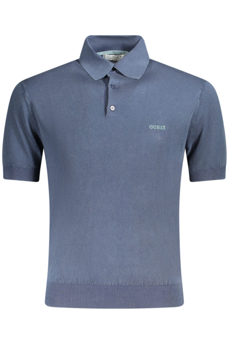 GUESS JEANS Herren Polo-Shirt blau