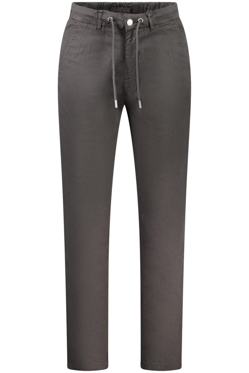 ČERNÉ KALHOTY GUESS JEANS PRO MUŽE