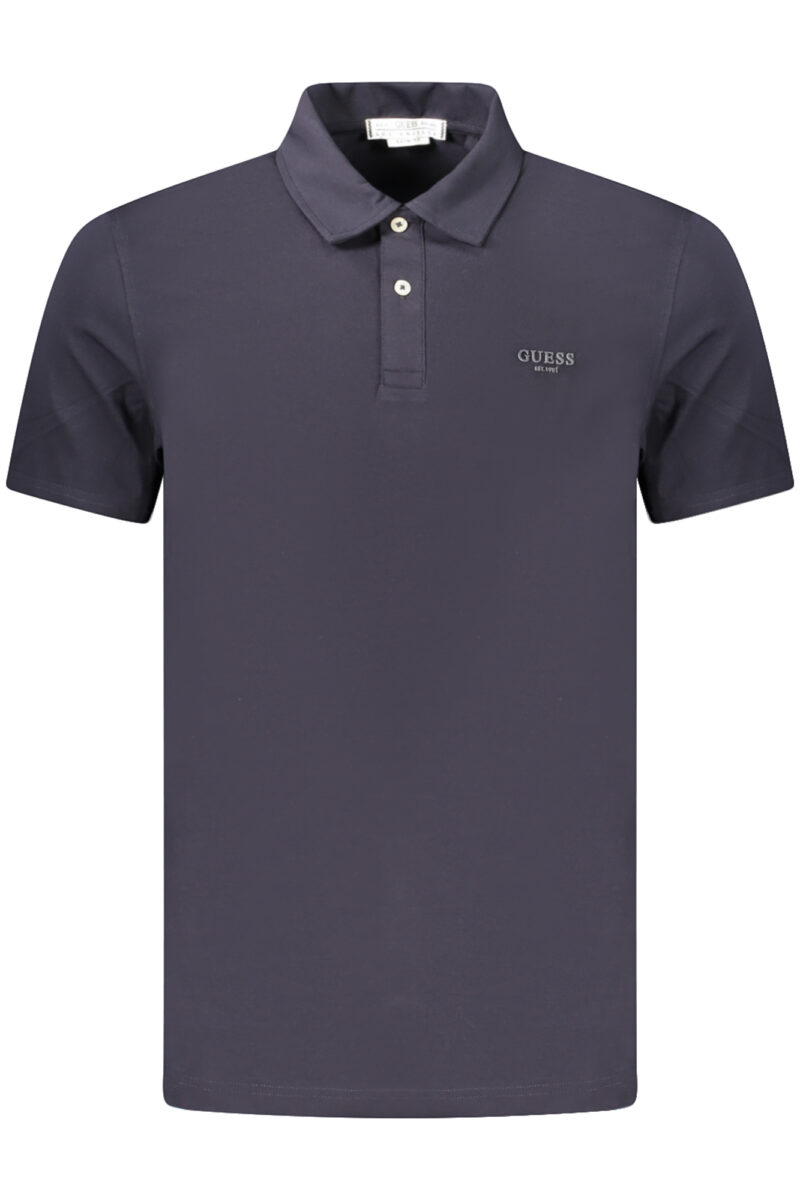 GUESS JEANS PÁNSKÁ POLO KOŠILE S KRÁTKÝM RUKÁVEM, MODRÁ