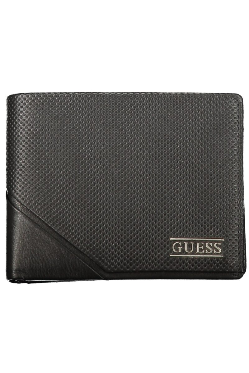 GUESS JEANS PÁNSKÁ PENĚŽENKA ČERNÁ