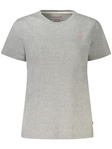 GUESS JEANS T-Shirt Damen Grau Kurzarm