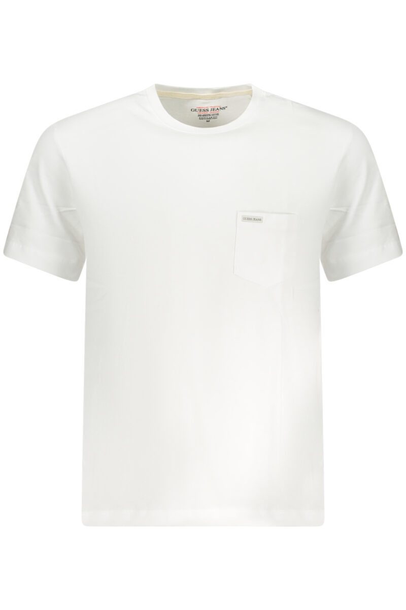 GUESS JEANS Herren T-Shirt Weiß Kurzarm