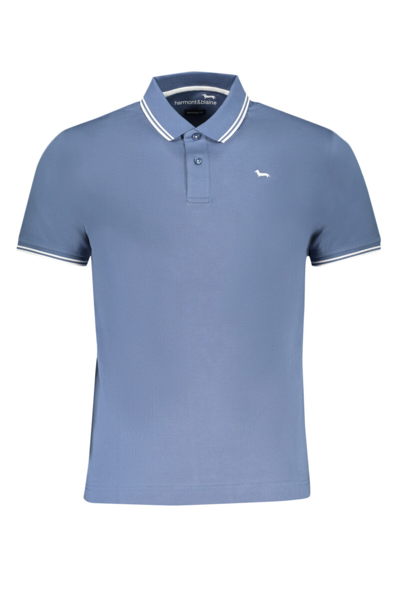 HARMONT & BLAINE Herren Poloshirt Kurzarm Blau