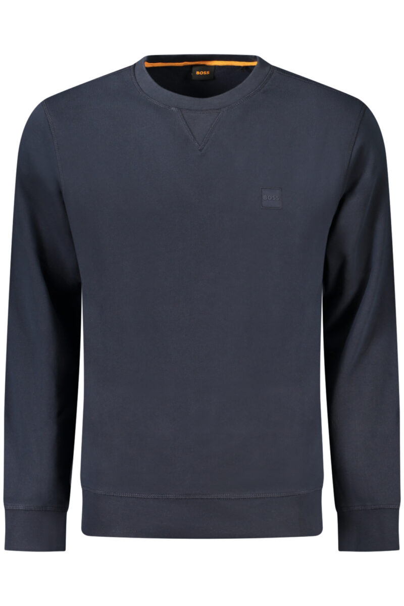 HUGO BOSS PÁNSKÁ MIKINA BEZ ZIPU MODRÁ