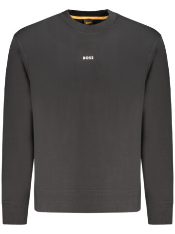HUGO BOSS PÁNSKÁ MIKINA BEZ ZIPU ČERNÁ