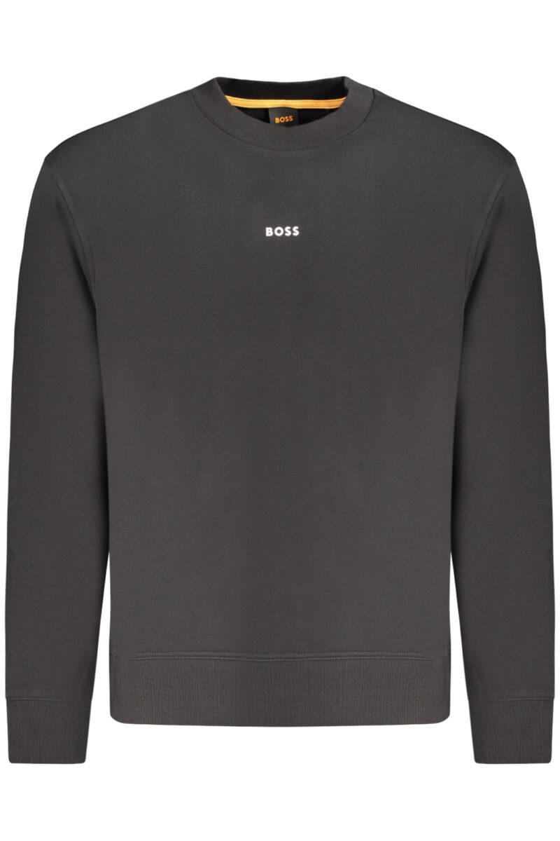 HUGO BOSS PÁNSKÁ MIKINA BEZ ZIPU ČERNÁ