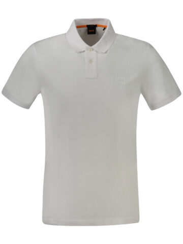 HUGO BOSS PÁNSKÉ POLO S KRÁTKÝM RUKÁVEM BÍLÉ