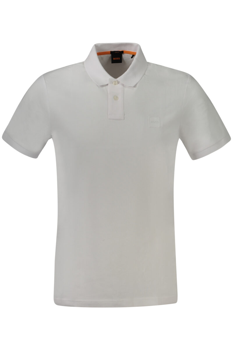 HUGO BOSS PÁNSKÉ POLO S KRÁTKÝM RUKÁVEM BÍLÉ