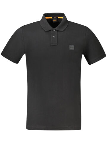 HUGO BOSS PÁNSKÉ POLO S KRÁTKÝM RUKÁVEM ČERNÉ