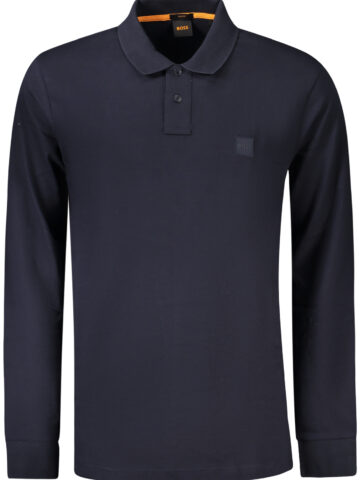 HUGO BOSS PÁNSKÉ POLO S DLOUHÝM RUKÁVEM MODRÉ
