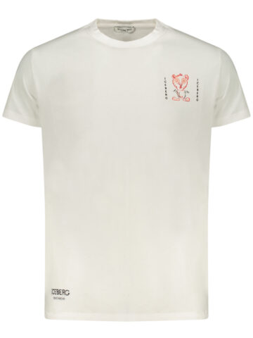 ICEBERG Herren T-Shirt Kurzarm Weiß